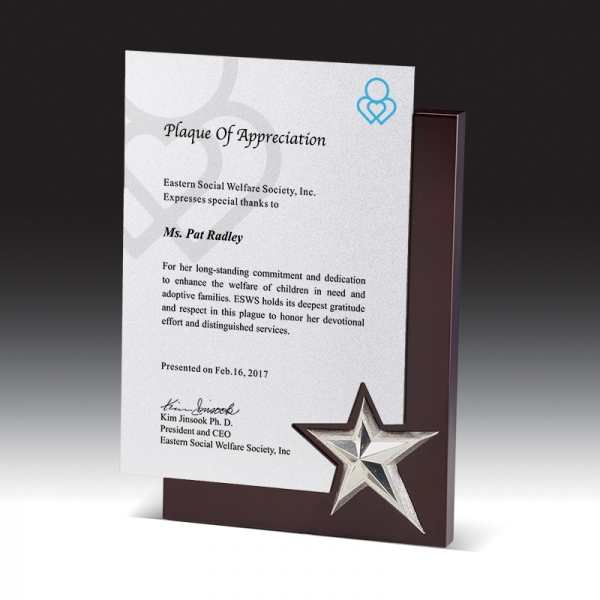 우드금속 상패 HB-7370